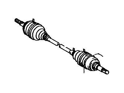 Lexus 43430-60060 Shaft Assembly, Front Drive