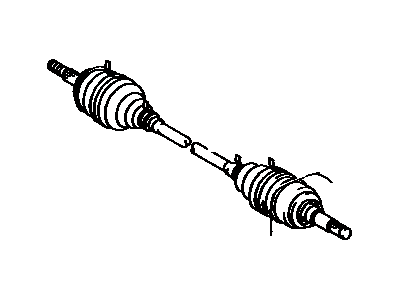 Lexus 43430-60081 Shaft Assembly, Front Drive