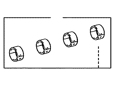 Lexus 13204-66020 Bearing Set, Connecting Rod