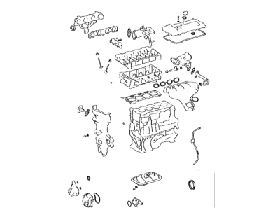 Toyota 04111-37316 GASKET KIT, ENGINE O