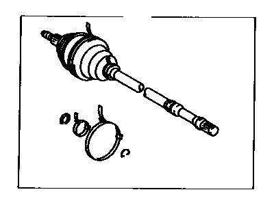Lexus 43470-39047 Shaft Assembly,OUTBOARD