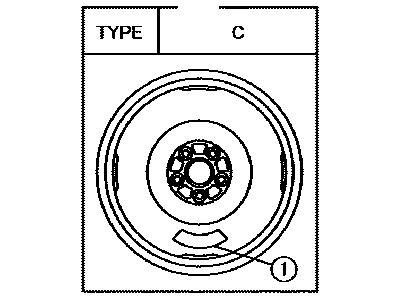Toyota 42611-33510 Wheel, Disc