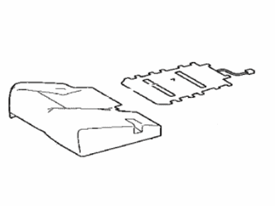 Lexus 71075-0E300-B3 Rear Seat Cushion Cover Sub-Assembly, Right (For Bench Type)