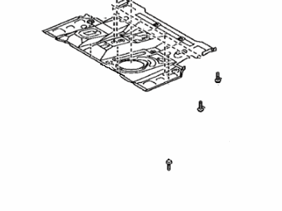 Lexus 58211-0E020 Pan, Center Floor