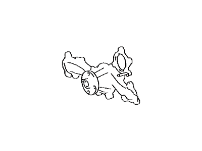 Lexus 16100-09690 Engine Water Pump Assembly