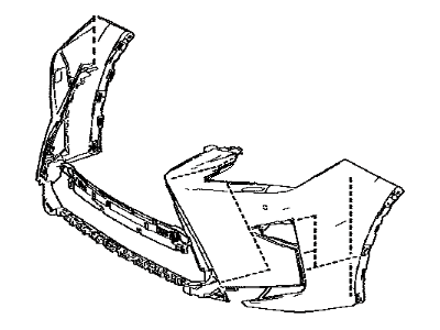 Lexus 52119-0E933 Front Bumper Cover L/P