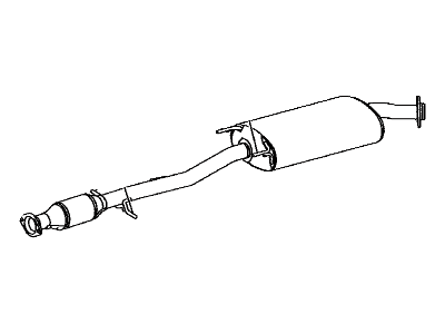 Lexus 17420-0P250 Center Exhaust Pipe Assembly