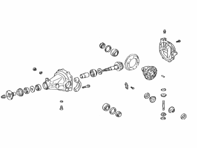 Lexus 41110-21070 Carrier Assy, Differential, Rear