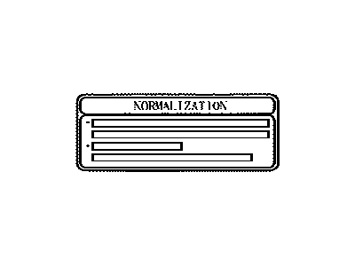 Toyota 63297-48020 Label, Sliding Roof Caution