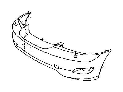 Lexus 52119-6A967 Front Bumper Cover L/C