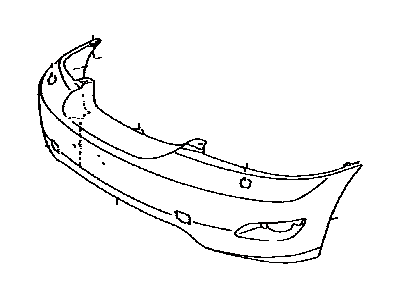 Lexus 52119-60989 Front Bumper Cover