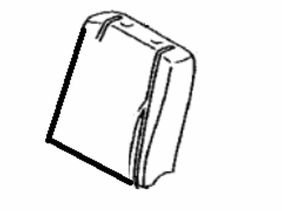Lexus 71551-0E010 Pad, Front Seat Back, RH(For Separate Type)