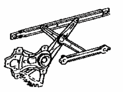 Lexus 69801-0E010 Regulator Sub-Assy, Front Door Window, RH