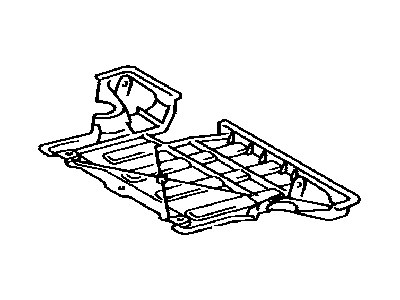 Lexus 51442-48010 Engine Under Cover, No.2