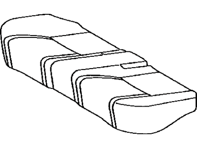 Lexus 71075-75040-01 Rear Seat Back Cover (For Bench Type)