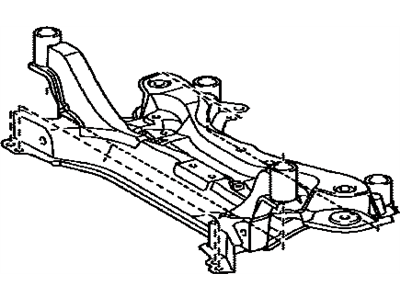 Lexus 51201-72011 CROSSMEMBER Sub-Assembly