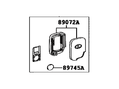 Lexus 89904-75030 Electrical Key Transmitter Sub-Assembly