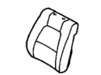 Lexus 71074-50290-A0 Front Seat Back Cover, Left (For Separate Type)