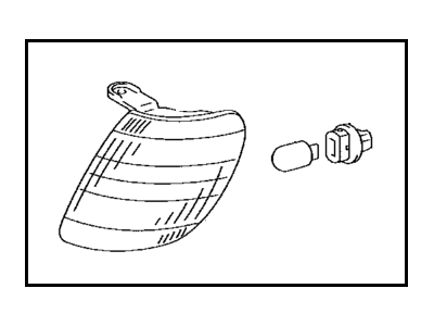 Lexus 81520-50030 Lamp Assy, Front Turn Signal, LH