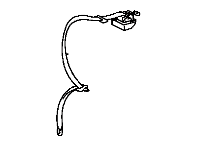 Lexus 73350-50141-A1 Belt Assy, Rear Seat, Outer Center