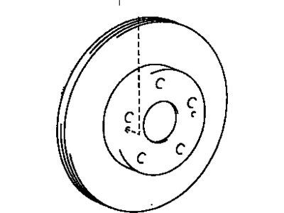 Lexus 43512-50152 Disc, Front