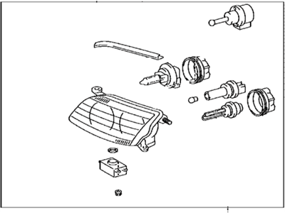 Lexus 81110-50170 Headlamp Assembly, Right