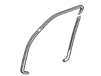 Lexus 62311-50020-A1 Weatherstrip, Front Door Opening Trim, RH