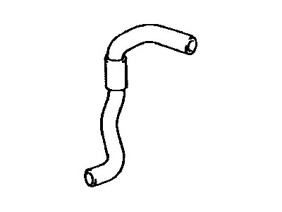 Lexus 16572-50090 Hose, Radiator, NO.2