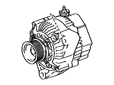 Lexus 27060-50100 Alternator Assembly With Regulator