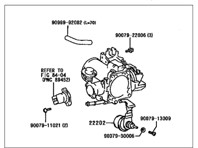 Lexus 22210-50100 Body Assembly, Throttle