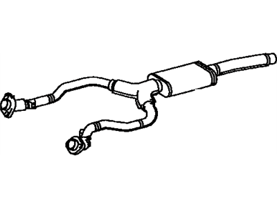 Lexus 17410-50220 Front Exhaust Pipe Assembly