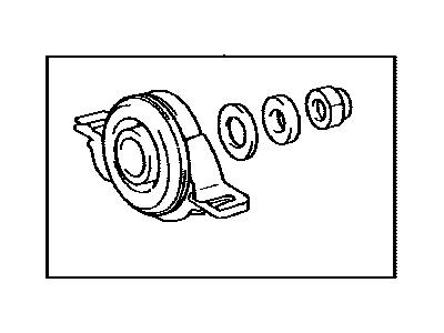 Lexus 37230-29015 Bearing Set, Center