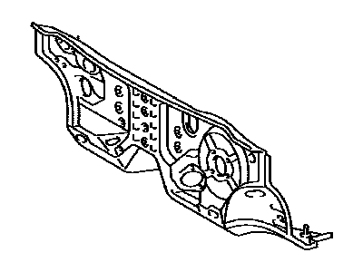 Lexus 55101-50906 Panel Sub-Assembly Dash