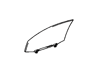 Lexus 68101-33060 Glass Sub-Assy, Front Door, RH