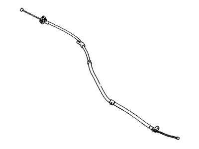 Toyota 46430-33050 Rear Cable