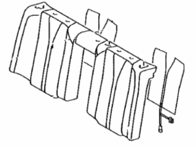 Lexus 71077-30M50-C5 COVER SUB-ASSY, RR S