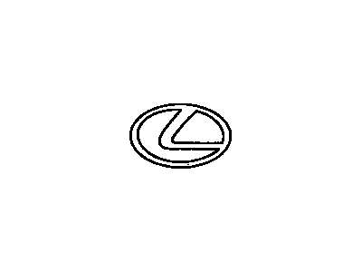 Lexus 75311-48020 Radiator Grille Emblem (Or Front Panel)