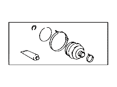 Lexus 04438-21050 Boot Kit, Front Drive Shaft Inboard Joint