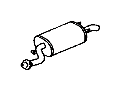 Lexus 17440-20150 Exhaust Tail Pipe Assembly