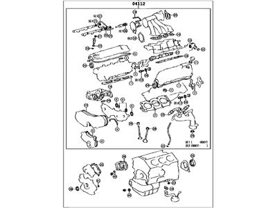 Lexus 04111-20050 Gasket Kit, Engine Overhaul