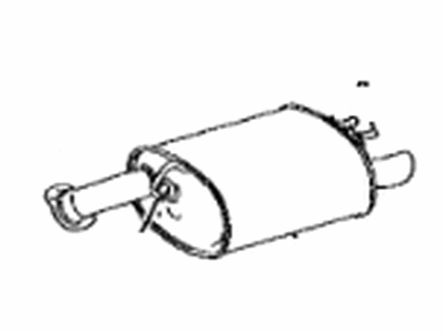 Lexus 17440-0P190 Exhaust Tail Pipe Assembly
