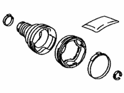 Lexus 04437-08110 Boot Kit, FR Drive S