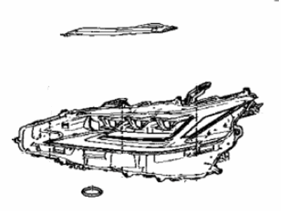 Lexus 81185-33J71 Headlamp Unit With Gas