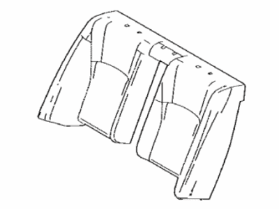 Lexus 71077-06S90-A3 Cover Sub-Assy, RR S
