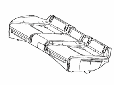 Lexus 71503-06500 Pad Sub-Assembly, RR Sea