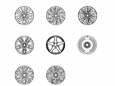 Lexus 4261A-06190 Wheel, Disc Chrome P