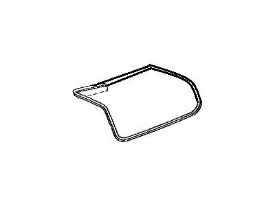 Lexus 64461-53010 Weatherstrip, Luggage Compartment Door