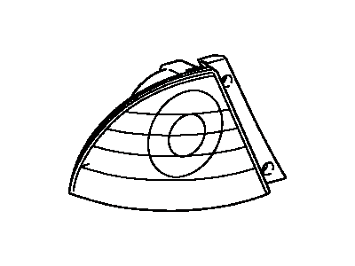 Lexus 81561-33050 Lens, Rear Combination Lamp, LH