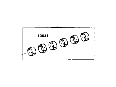 Lexus 13204-46030 Bearing Set, Connecting Rod