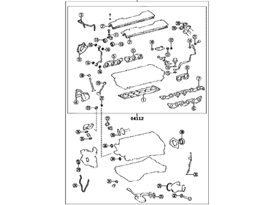 Toyota 04111-46102 Overhaul Gasket Set